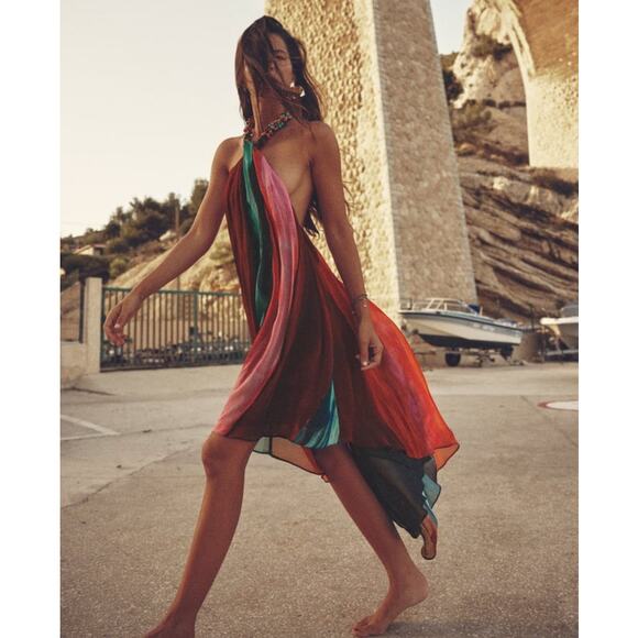 RARE!!! ZARA BLOGGER FAVE!!! Asymmetric Dress NWT - Picture 14 of 16